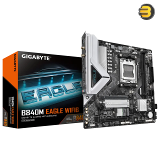 Gigabyte B840M EAGLE WIFI6 Micro-ATX Motherboard - AMD B840, AM5, DDR5, WiFi 6