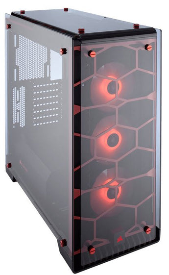 Corsair Crystal Series 570X RGB Red ATX Mid-Tower Case