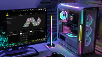 Corsair LC100 Connecting Shafts - Low-Profile Connectors & Corner Hinges