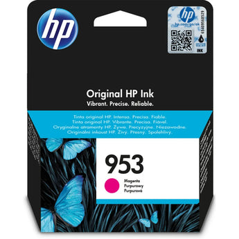 HP 953 Magenta Original Ink Cartridge (F6U13AE) for HP Printers - delivers approx. 630 pages of vibrant color.