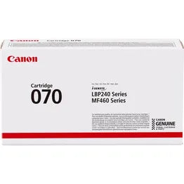 Canon 070 Black Toner Cartridge (5639C002AA) for MF461, MF463, and MF465 printers