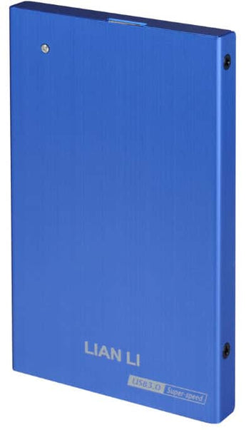 Lian-Li EX-10Q Blue 2.5" USB 3.0 External Enclosure