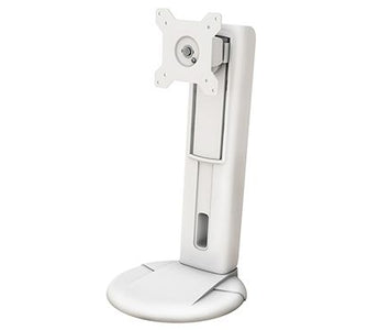 Aavara HA741L White Height Adjustable LCD Monitor Stand (Up to 24", 12kg)