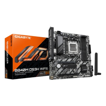 Gigabyte B840M DS3H Micro-ATX Motherboard - AMD B840, AM5, DDR5, PCIe 4.0