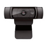 Logitech C920 HD Pro Webcam providing 1080p video with stereo audio, ideal for streaming, video calls and recording.