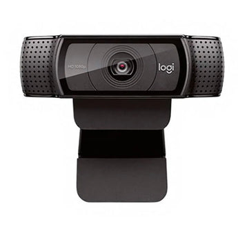 Logitech C920 HD Pro Webcam providing 1080p video with stereo audio, ideal for streaming, video calls and recording.