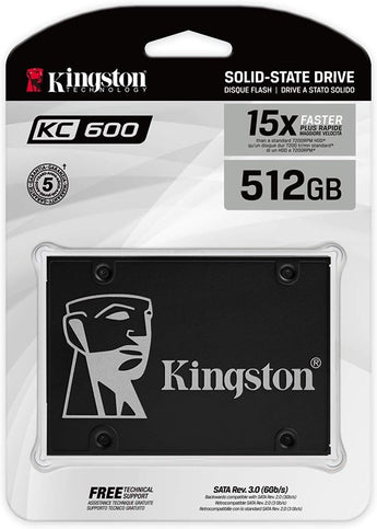 Kingston KC600 512GB SATA III 2.5" Internal SSD