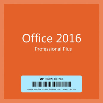 Microsoft Office 2016 Professional Plus.