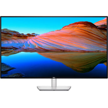 Dell UltraSharp 43 inch U4323QE 4K USB-C Hub Monitor displaying four screens.
