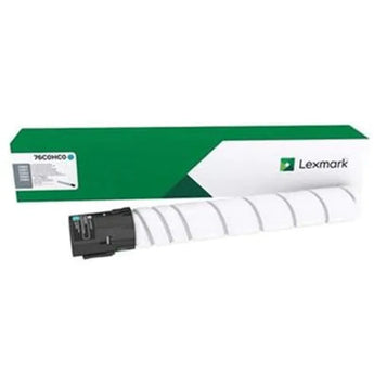Lexmark 76C0HC0 cyan high yield toner cartridge for CS92x and CX92x printers.