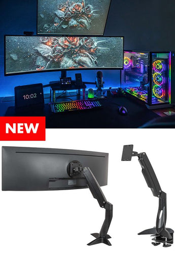 Aavara GS110C Free Style Gaming Display Stand - Single Monitor Desk Mount