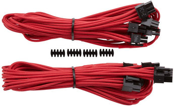 Corsair CP-8920174 Red Premium Sleeved PCIe Cable Kit
