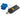 PQI Connect301 64GB USB 3.0/MicroUSB Flash Drive - Blue