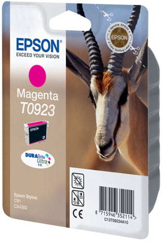Epson T0923 Magenta Ink Cartridge (Springbok)