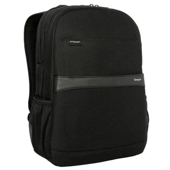 Targus Geolite EcoSmart Advanced Backpack 15.6 inch, TSB962GL, black. Laptop bag with multiple compartments.