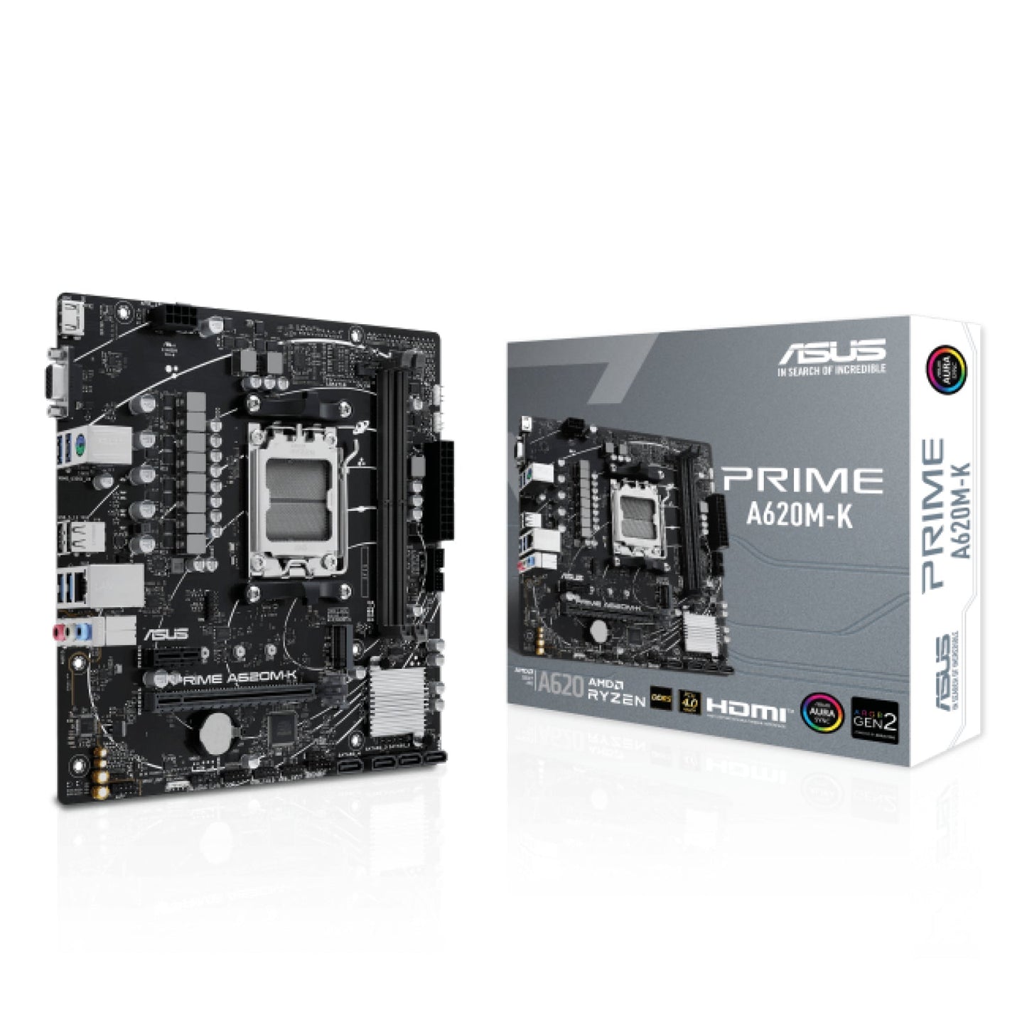  - Asus AMD A620 Ryzen AM5 Micro-ATX Prime Motherboard - NexGen Computing