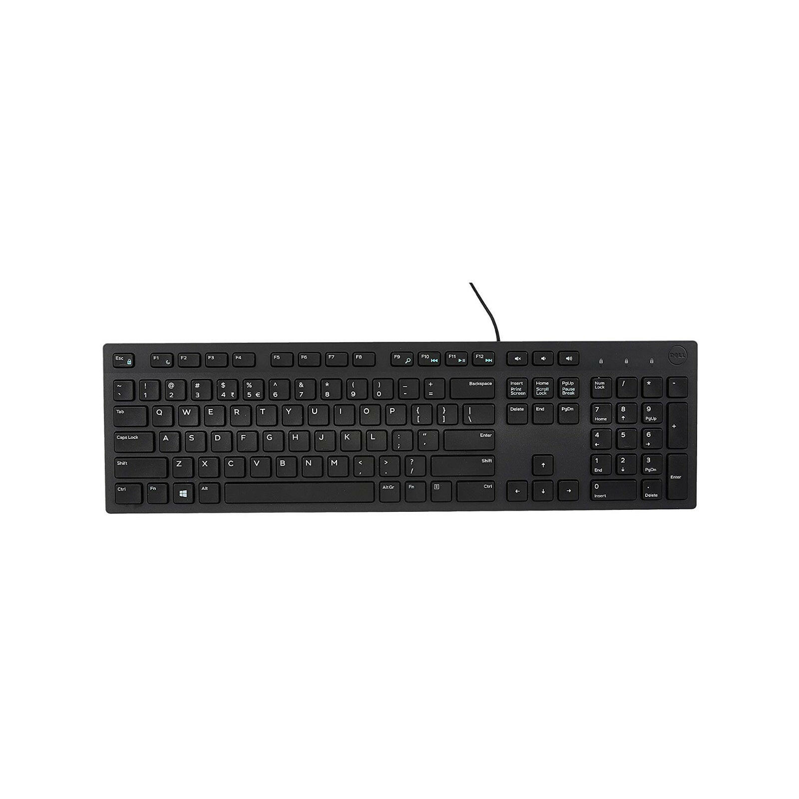 Dell KB216 Black Multimedia USB Keyboard.