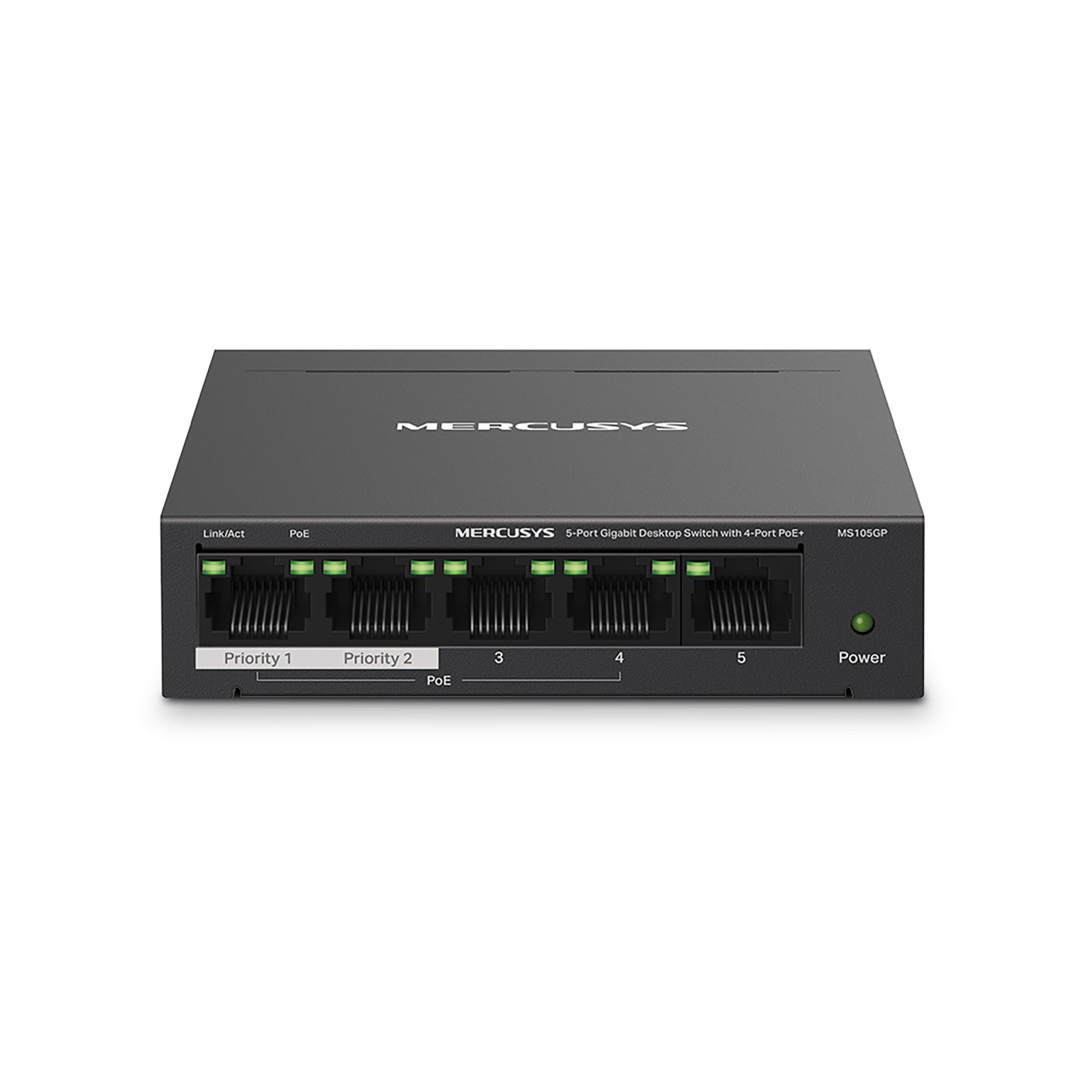  - Mercusys 5 Port Gigabit Unmanaged Desktop POE Switch - NexGen Computing