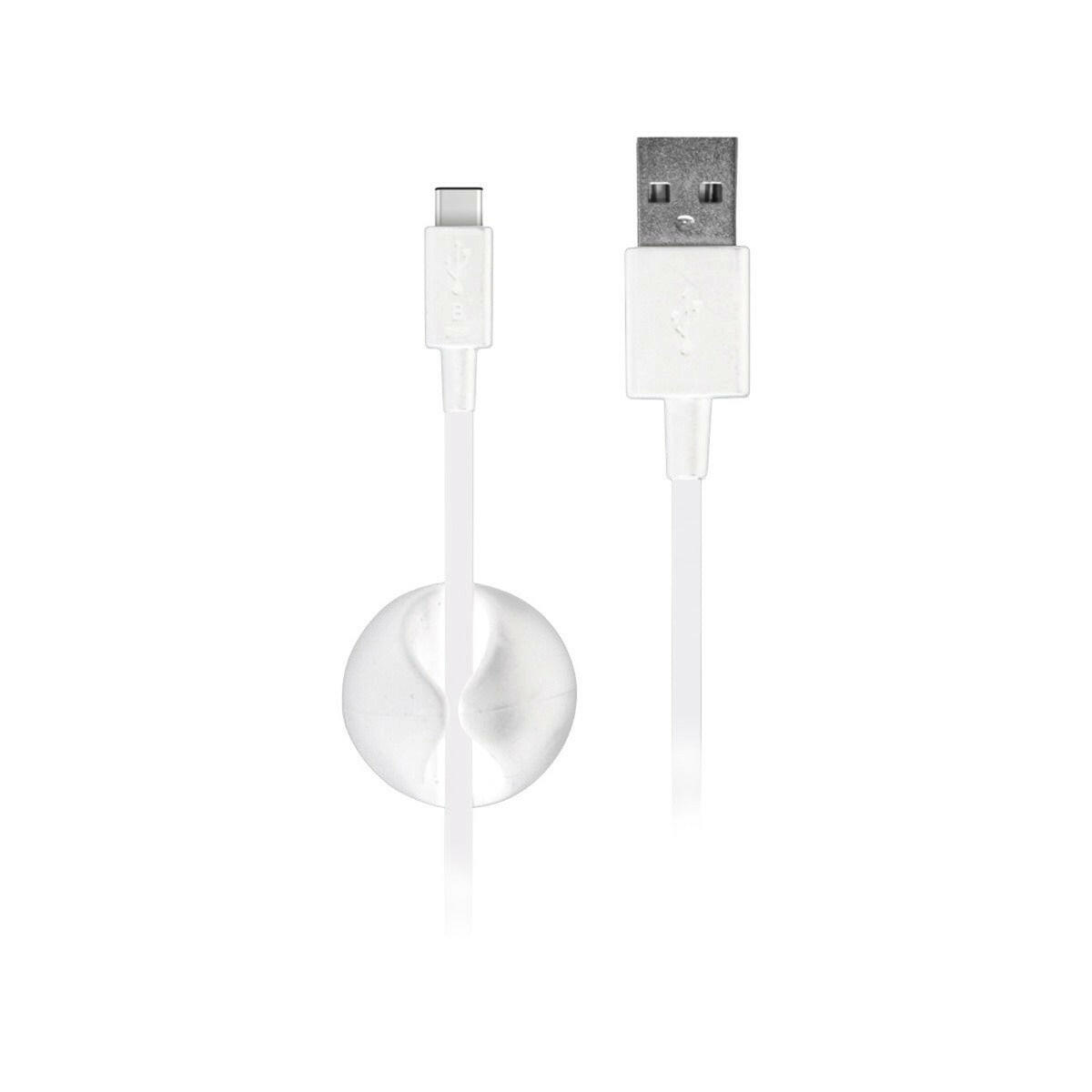 Port 12m White USB-A to USB-C Cable.