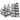 M6 Server Rack Screws and Cage Nuts (10-Pack)