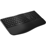 HP 685 Comfort Dual-Mode Keyboard, black, adjustable angle, wireless, for comfortable typing in office and home.