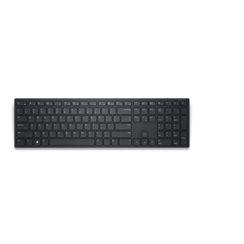 Dell KB500 Wireless Keyboard with US International QWERTY layout and USB receiver.