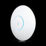 Ubiquiti UniFi U6-ENT: Ceiling-mounted WiFi 6E access point with multi-band coverage and 10 spatial streams for enterprise networks.