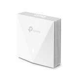 TP-Link AX3000 Wall-Plate WiFi 6 Access Point. White, rectangular, mounts flush to the wall. Provides wired and wireless network access.