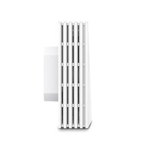 TP-Link AX3000 Wall-Plate WiFi 6 Access Point. White, rectangular, mounts flush to the wall. Provides wired and wireless network access.