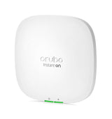 HPE Networking Instant On AP22 WiFi 6 indoor access point providing fast, reliable wireless connectivity for businesses. Features sleek, modern design.