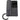 Black Grandstream GHP621 hotel phone with 2 lines and SIP accounts. Compact design suitable for hotel guest rooms and hospitality environments.