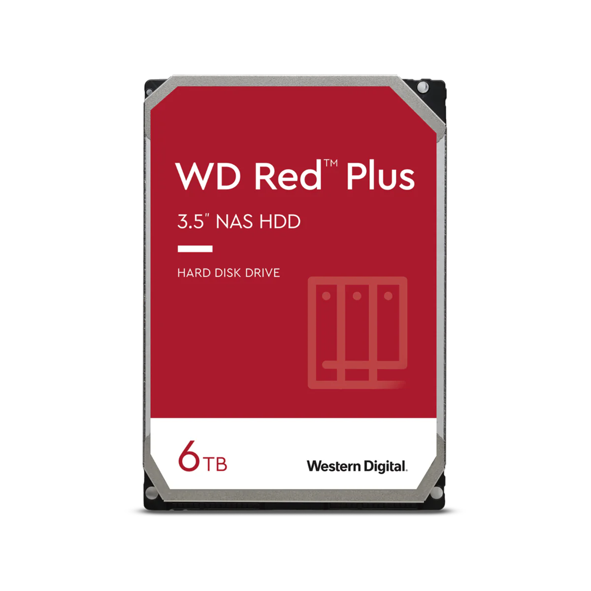  - WD Red Plus NAS 6TB 3.5" SATA Internal HDD - NexGen Computing