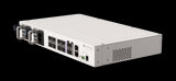 MikroTik Cloud Router Switch QSFP28 (MT-RBCRS510-8XS-2XQ-IN) with 8x25Gb SFP28 ports, 2x100Gb QSFP28 ports, and dual power supplies.