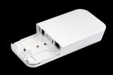MikroTik wAP 60 Kit: Two small white wireless units for establishing a high-speed, point-to-point 60GHz wireless connection.