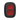 Black AJAX DoubleButton Jeweller: Wireless smart button for activating panic alarms or controlling smart home devices.