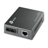 TP-Link MC210CS: Gigabit single-mode fiber to Ethernet media converter with SC-Type connector for reliable network connections.