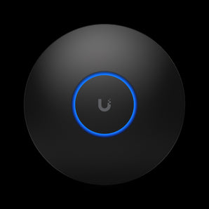 Black Ubiquiti UniFi cover compatible with U6+, U6 Lite, and nanoHD access points, providing a protective and stylish enclosure.