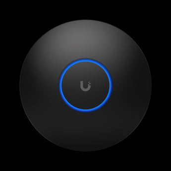 Black Ubiquiti UniFi cover compatible with U6+, U6 Lite, and nanoHD access points, providing a protective and stylish enclosure.