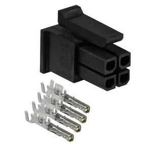 Teltonika 4-PIN Plug PR4MK04K with contact terminals for secure and robust power connections in various applications.