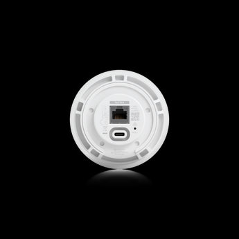Ubiquiti UniFi Protect G5 Pro camera, UVC-G5-Pro. A silver, cylindrical IP camera with 4K resolution, 3x optical zoom, and AI features.