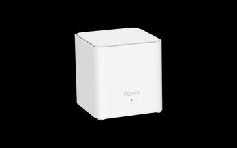 Tenda Nova MX3 single mesh node. White, compact design for extending Wi-Fi 6 coverage throughout your home.