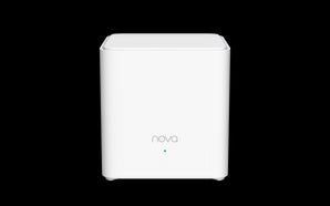Tenda Nova MX3 single mesh node. White, compact design for extending Wi-Fi 6 coverage throughout your home.