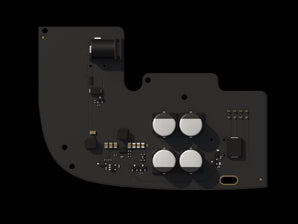 AJAX 6V DC PSU power converter. White electronic board for powering Hub 2, Hub 2 Plus, and ReX 2 security systems.