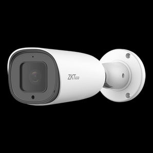 ZKTeco 2MP IP bullet camera with license plate recognition, varifocal lens, and WDR for clear vehicle identification.