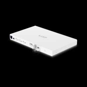 Ubiquiti UISP Power Pro UPS (UISP-P-Pro) providing power and battery backup with Power TransPort ports and Ethernet connectivity.