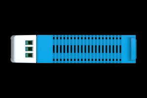 Teltonika 20W DIN Rail Power Supply (PR3PDNP0). Compact power supply for DIN rail mounting, providing 12VDC output.
