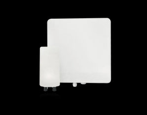 RADWIN 2000 E 5GHz PtP ODU with integrated antenna. A point-to-point outdoor unit for reliable wireless communication up to 2.5Gbps.
