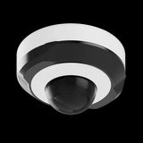 AJAX Security 5MP IP White Mini Dome Camera with 2.8mm wide-view lens, offering reliable surveillance and easy installation.
