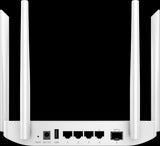 Grandstream GWN7052F Enterprise WiFi 5 router with Gigabit SFP port and multiple Ethernet ports for business networks.