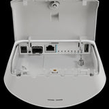 MikroTik mANTBox ax 15s WiFi 6 integrated access point with dual-band sector antenna, designed for outdoor wireless point-to-multipoint.